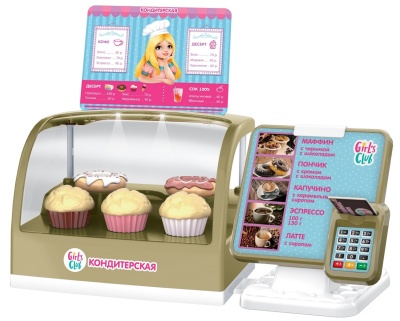 Игровой набор "Кондитерская" "Girl's club"
