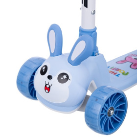 Самокат трехколесный Slider, колеса светящиеся, руль складной