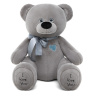Игрушка мягкая "Медведь Фил", цвет: серый, 60 см