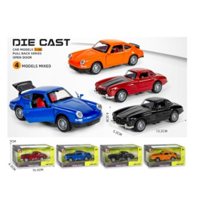 Машинка инерционная металлическая, в ассортименте