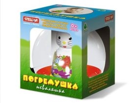 Погремушка Неваляшка "Кошечка"