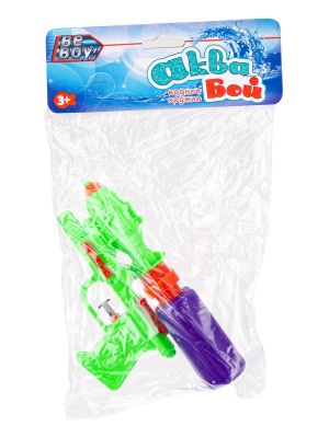Водяное оружие "АкваБой" в/п, размер игрушки  18*10*7 см, размер упаковки 30*16,5*7см