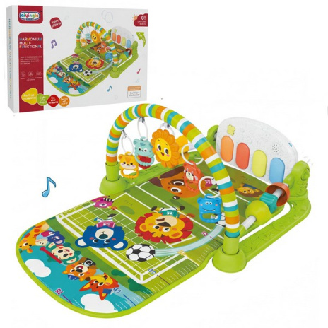 Набор "Развивающий игровой коврик", дуга, 5 подвесных игрушек, пианино