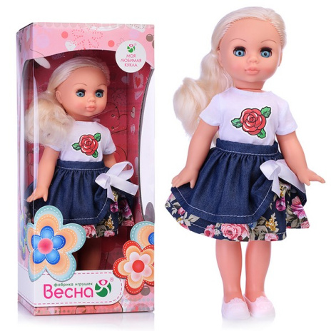 Кукла Весна "Эля цветочная поляна" высота 30 см