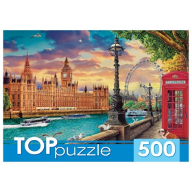 TOPpuzzle.Пазлы 500 элементов. КРАСИВЫЙ ЛОНДОН