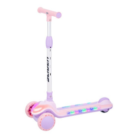 Самокат трехколесный Slider, колеса светящиеся, руль складной