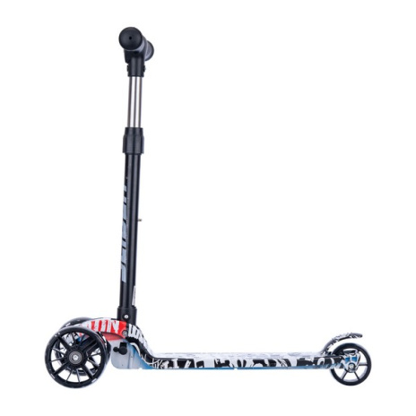 Самокат трехколесный Slider, колеса светящиеся