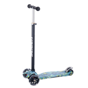 Самокат четырехколесный Slider, колеса светящиеся (диаметр 118/76 мм)