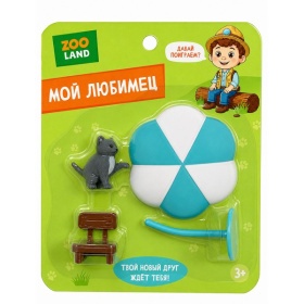 Игрушка Zooland "Мой любимец" котик с аксессуарами