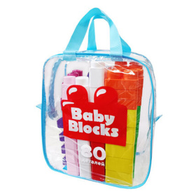 Конструктор пластиковый "Baby Blocks" 80 дет (сумка)