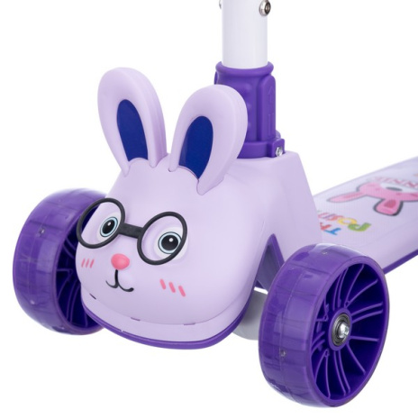 Самокат трехколесный Slider, колеса светящиеся, руль складной