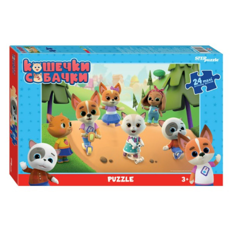 Мозаика "puzzle" maxi 24 "Кошечки и собачки"