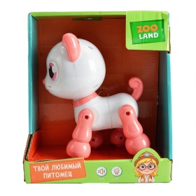 Игрушка Zooland "Котик" на бат., световые эффекты, повторюшка, двигается вперед/назад