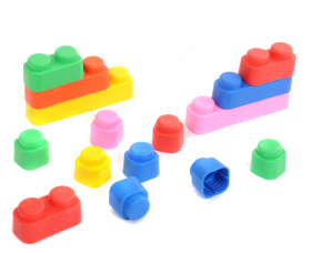 Мягкий конструктор "Elefantino" мини, 15 деталей