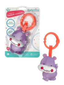 Подвеска-погремушка Бегемотик