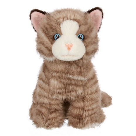 Кот серый полосатый, 23 см, в/п 23*11*17 см