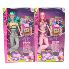 Кукла с аксессуарами, ручки и ножки шарнирные, 2 вида в ассортименте