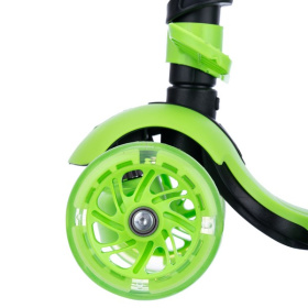 Самокат трехколесный Slider с ручкой управления, колеса светящиеся