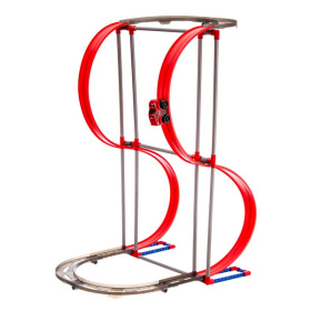 Набор "Трек для гонок" магнитный на батарейках, 62 элемента