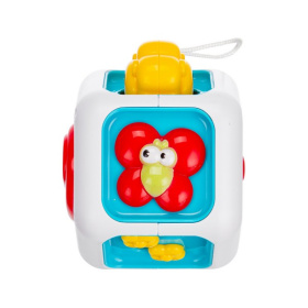 Центр игровой развивающий Elefantino 6в1, подвижные детали, часы-трещотка