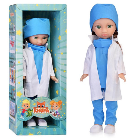 Кукла Доктор Мишель. КНОПА. 36 см
