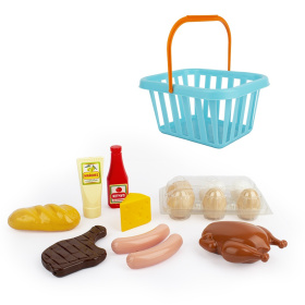Игровой набор "Вкусные покупки", в корзинке