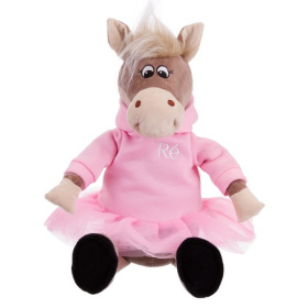 Игрушка мягконабивная ТМ "Relana" Лошадка в худи и юбке-пачке Жизель, 25 см