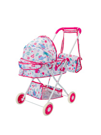 Коляска для кукол 36 см Girl's Club (металл.)