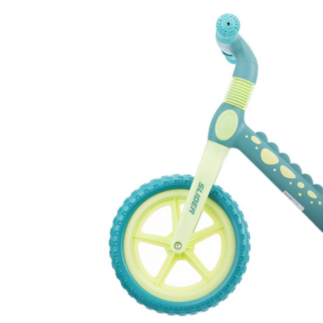 Беговел Slider, колеса EVA 12 дюймов, цвет: зеленый