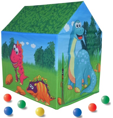 Палатка "Эра динозавров", в комплекте 50 шариков
