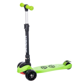 Самокат трехколесный Slider, колеса светящиеся, руль складной