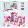Набор "Дом" 2 этажа, 115 деталей, мебель, 2 мини-куклы, размер: 44*35*41 см