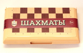 Игра настольная "Шахматы" в пласт.коробке (мал, беж) Игра настольная "Шахматы" в пласт.коробке (мал, беж)