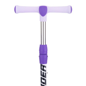 Самокат трехколесный Slider, колеса светящиеся, руль складной