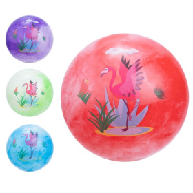Мяч детский "фламинго", в ассортименте