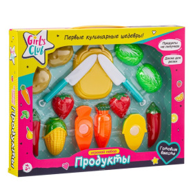 Набор "Продукты Girl's club" на липучках