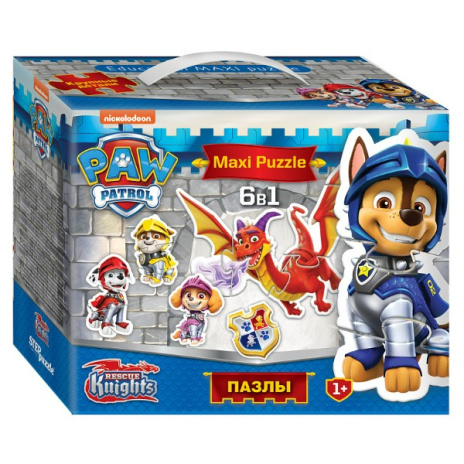 Мозаика "puzzle" 6в1 "Щенячий патруль"