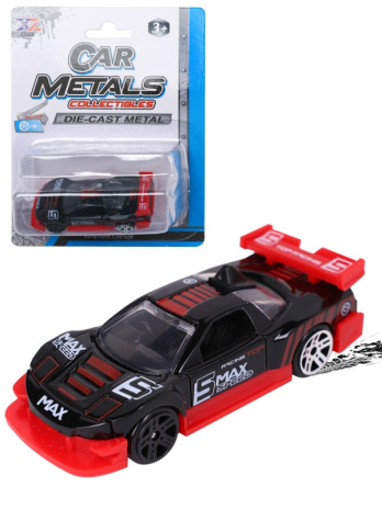 Машинка металлическая "Гоночный автомобиль-2" 1:64, 6 видов микс, на блистере