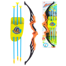 Лук (68×3.5×18 см) (стрелы на присосках 3шт.,планшет)