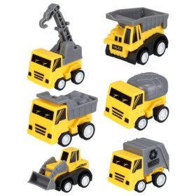 Инерционные машины спецтехника в сумочке, в наборе 6 шт,