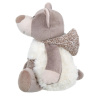 Мягкая Игрушка RELANA, Мишка в меховом белом худи с карманом, 19 см Мягкая Игрушка RELANA, Мишка в меховом белом худи с карманом, 19 см