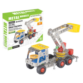 Конструктор "Машинка" металлический, 154 детали