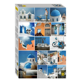 Мозаика "puzzle" 2000 "Остров Санторини, Греция"