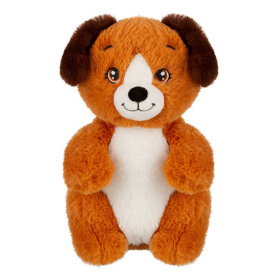 Собака бело-рыжая, 24 см