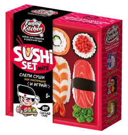 Игрушка для детей старше 5 лет - наборы модели «Slime Лаборатория» Funny Kitchen Sushi set mini