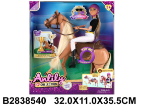 Набор "Наездница", кукла, лошадка, аксессуары Набор "Наездница", кукла, лошадка, аксессуары