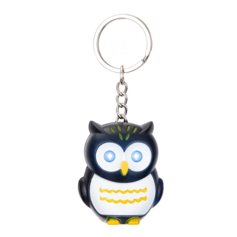 Брелок "Сова" (12 шт. в наборе) со светом и звуком