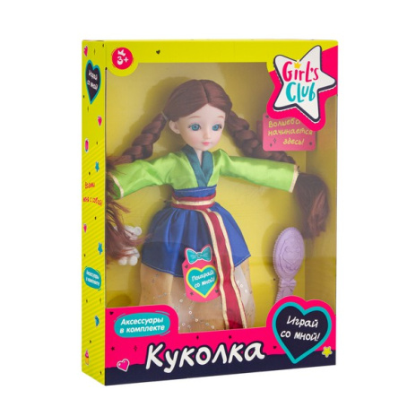 Кукла "Girls Club" 30 см с аксесуарами, ручки и ножки шарнирные