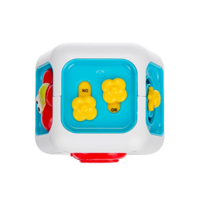 Центр игровой развивающий Elefantino 6в1, подвижные детали, часы-трещотка