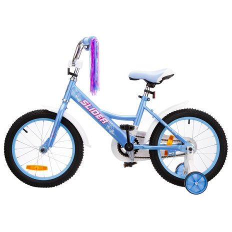 Велосипед двухколесный SLIDER, 16", синий